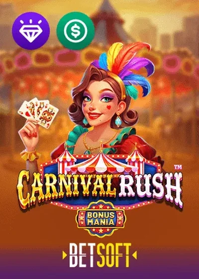 Carnival Rush spilleautomat fra Betsoft