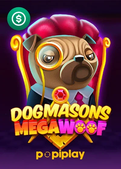 Dogmasons MegaWOOF spilleautomat fra Popiplay